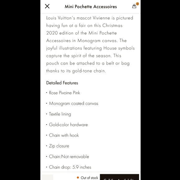 BRAND NEW Louis Vuitton Vivienne Mini Pochette - Picture 8 of 8